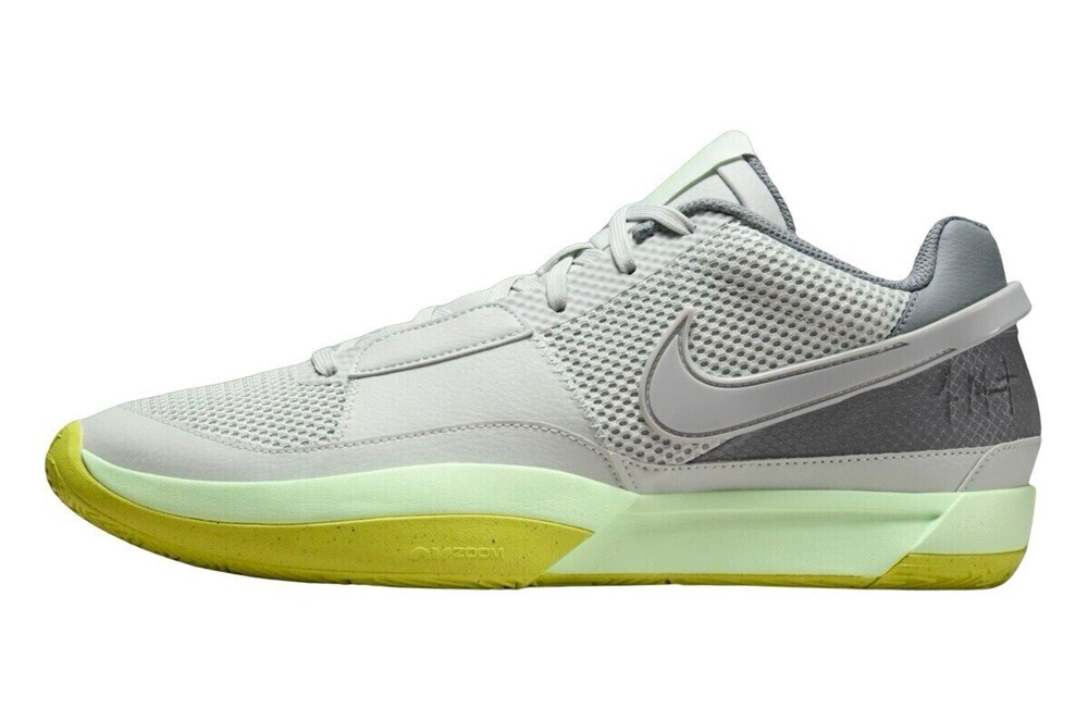 Size 4.5 Men's Nike Ja 1 Silver Granite Cyber Basketball FQ4796-003 Women's 6